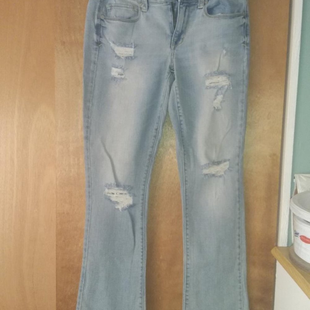 American Eagle Destructed Jeans